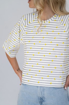 T-SHIRT EVIVA L'ARTE LIMONE