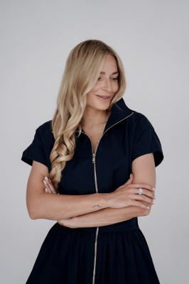 SUKIENKA NELIA NAVY BLUE